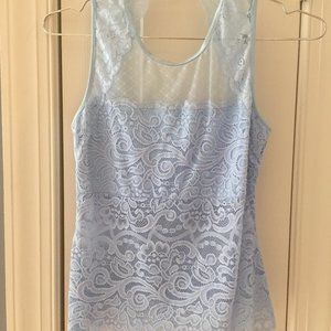 Baby Blue Lace Top